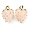 Alloy Enamel Pendants, Fruits Charms, Strawberry, 18x12x12.5mm, Hole: 1.8mm