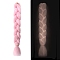 Luminous High Temperature Fiber Long Braids Wig Hair, Glow in the Dark Wig Braids, Pearl Pink, 600mm