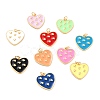 Real 18K Gold Plated Brass Pendants KK-L206-012G-1