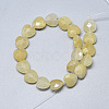 Natural Topaz Jade Beads Strands X-G-S357-E01-12-2