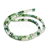 Electroplate Glass Beads Strands EGLA-D030-08C-2
