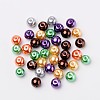 Halloween Mix Pearlized Glass Pearl Beads HY-X006-8mm-07-2