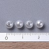 White Chunky Imitation Loose Acrylic Round Spacer Pearl Beads for Kids Jewelry X-PACR-5D-1-4