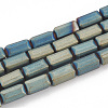 Electroplate Non-magnetic Synthetic Hematite Beads Strands G-N0322-12D-1