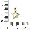 Brass Charms KK-H475-38G-01-3