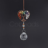 Tree of Life Natural Mixed Stone Chips Hanging Suncatchers TREE-PW0004-08B-1