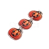 Halloween Theme Opaque Printed Acrylic Pendants SACR-S034-10A-2