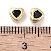 Brass Micro Pave Cubic Zirconia Beads KK-C051-26G-02-3