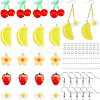 CHGCRAFT DIY Fruit Dangle Earring Making Kits DIY-CA0004-11-1