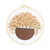 Gypsophila Pattern DIY Embroidery Kit DIY-P077-051-1