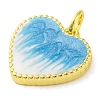 Brass Enamel Pendants KK-S401-17G-A-3