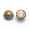 Natural Tiger Eye Cabochons G-P393-R26-6mm-2