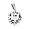 304 Stainless Steel Pendants STAS-A073-05P-2