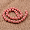 Polished Round Grade A Shell Pearl Bead Strands BSHE-M027-6mm-20-2