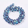 Synthetic Moonstone Beads Strands G-E468-H01-8mm-2