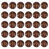 CHGCRAFT 30Pcs Resin Shank Buttons BUTT-CA0001-21-1