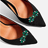 ARRICRAFT 4Pcs 2 Style Flower Glass Rhinestone Shoe Decoration AJEW-AR0001-79B-7