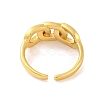 Brass Open Cuff Rings RJEW-U009-21G-4