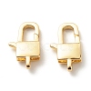 Eco-Friendly Brass Lobster Claw Clasps KK-G405-08G-RS-1
