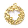 Zinc Alloy Open Back Bezel Pendants PALLOY-E577-23G-1