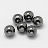 Non-magnetic Synthetic Hematite Beads G-P162-02-4mm-1