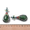 Tibetan Style Alloy Brooches JEWB-A021-04AS-04-3