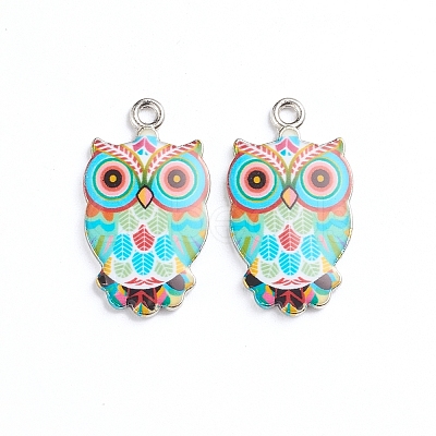 Alloy Enamel Pendants ENAM-TAC0001-29B-1