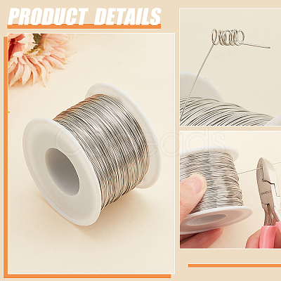 304 Stainless Steel Wire TWIR-WH0002-05-0.5mm-1