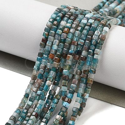 Natural Blue Apatite Beads Strands G-P457-B01-14B-1