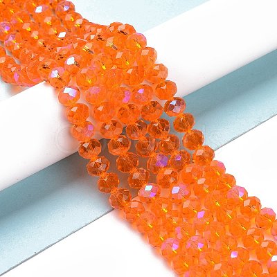 Electroplate Glass Beads Strands EGLA-A034-T3mm-L07-1