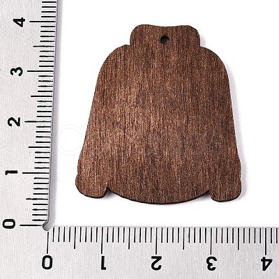 Printed Poplar Wood Pendants FIND-N005-74W-01-1