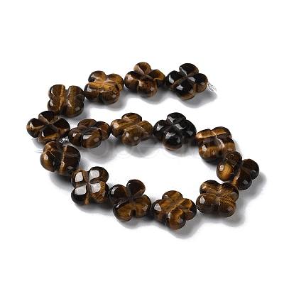 Natural Tiger Eye Beads Strands G-M418-D04-01-1