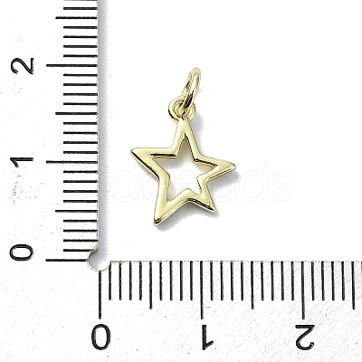 Brass Charms KK-H475-38G-01-1