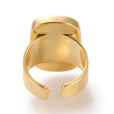 Brass Cuff Rings RJEW-P016-01B-02G-1