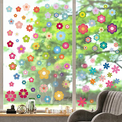 8 Sheets 8 Styles PVC Waterproof Wall Stickers DIY-WH0345-129-1