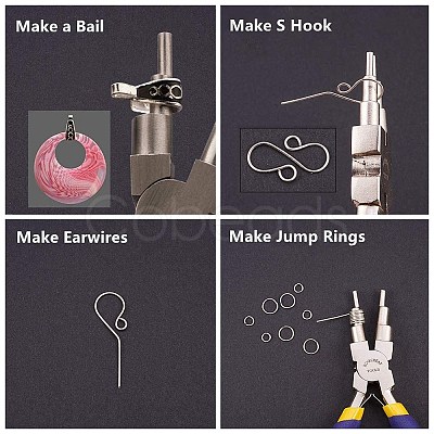 DIY Wire Wrapped Jewelry Making Kits PT-BC0001-47C-LG-1