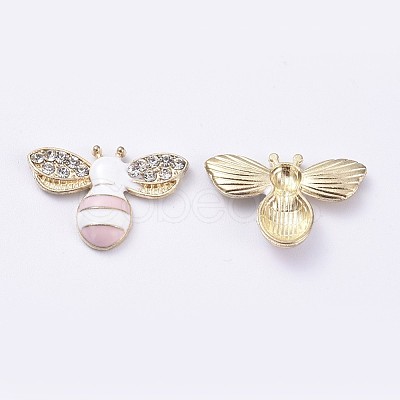 Alloy Enamel Cabochons X-ENAM-WH0047-44A-1