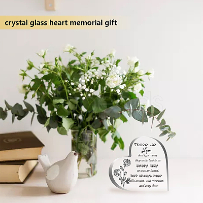 Heart-shaped with Word Acrylic Ornaments DJEW-WH0241-016-1