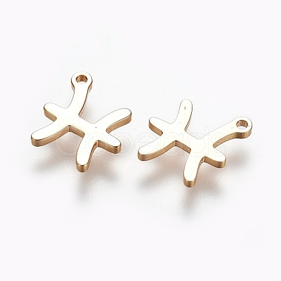 304 Stainless Steel Charms STAS-L227-001G-1