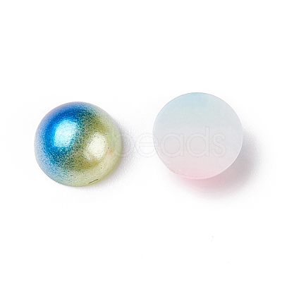 Imitation Pearl Acrylic Cabochons OACR-R063-8mm-M-1