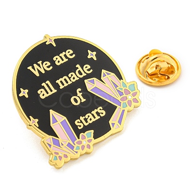 Star Alloy Enamel Pin Brooch JEWB-S013-12-1