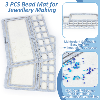 Felt Bead Design Board DIY-WH0419-98A-01-1