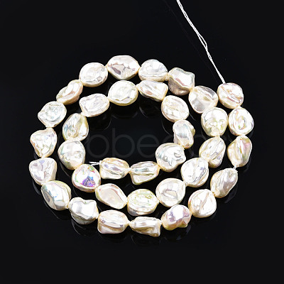 ABS Plastic Imitation Pearl Beads Strands KY-N015-15-A05-1