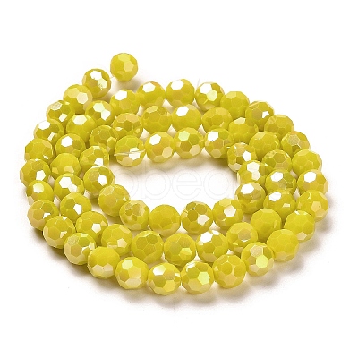 Opaque Glass Beads Stands EGLA-A035-P8mm-B04-1