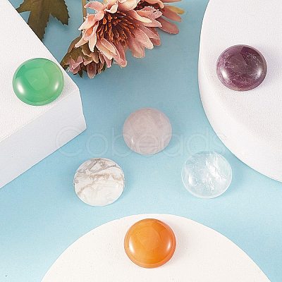 2 Size Natural & Synthetic Gemstone Cabochons G-SZ0001-74-1