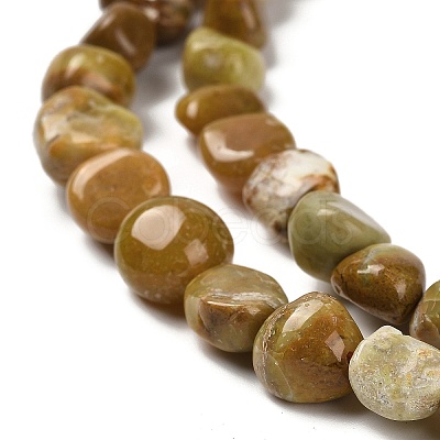 Natural Yellow Opal Beads Strands G-P497-01E-34C-1