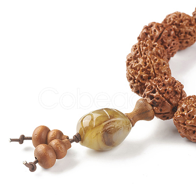 Mala Beads Bracelet BJEW-P291-03-1