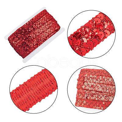 Plastic Paillette Beads OCOR-WH0079-78F-1