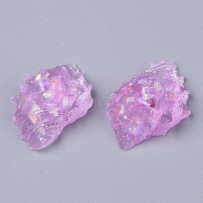 Transparent Epoxy Resin Cabochons CRES-T020-03B-1