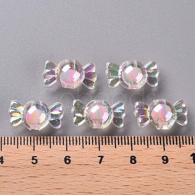 Transparent Acrylic Beads TACR-S152-03B-SS2112-1